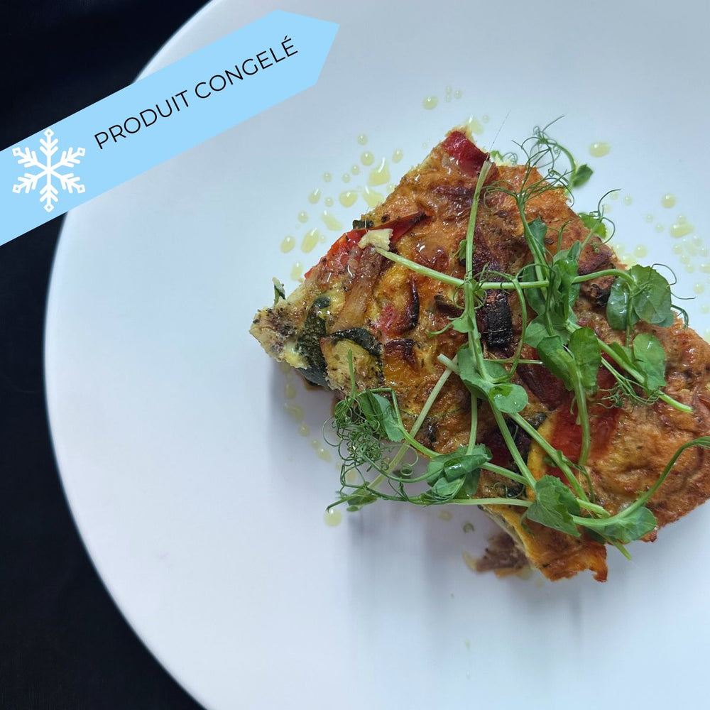 Frittata au canard confit