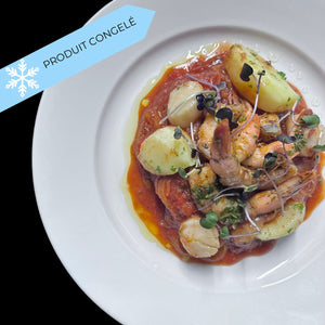 
                  
                    Piperade de crevettes et pétoncles
                  
                