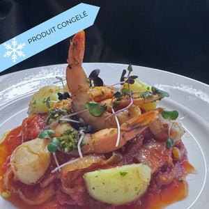 
                  
                    Piperade de crevettes et pétoncles
                  
                