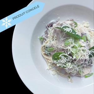 
                  
                    Linguine crémeuse à l'émincé de dinde
                  
                